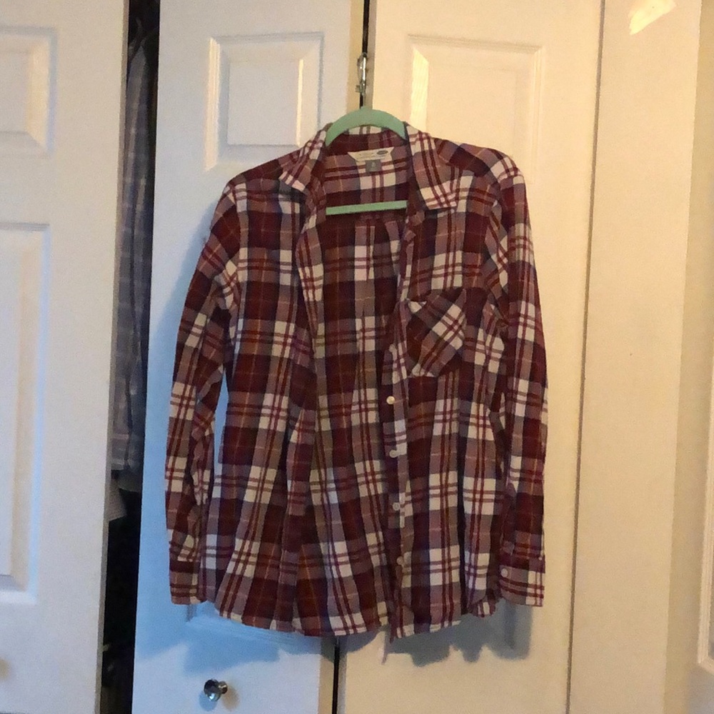 VGC Old Navy Plaid Button Down